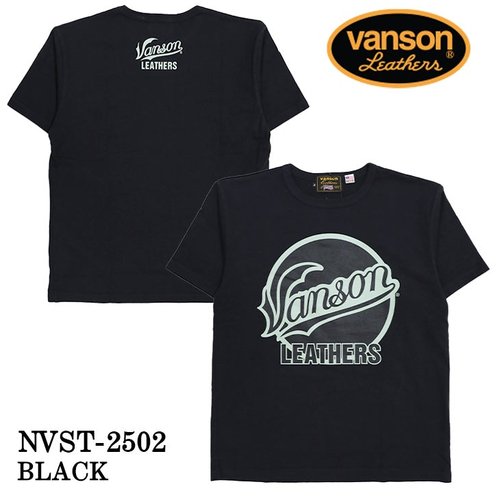 VANSON バンソン ヘヴィーオンス天竺 Made in USA 半袖Tシャツ nvst-2502
