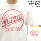 VANSON バンソン ヘヴィーオンス天竺 Made in USA 半袖Tシャツ nvst-2502