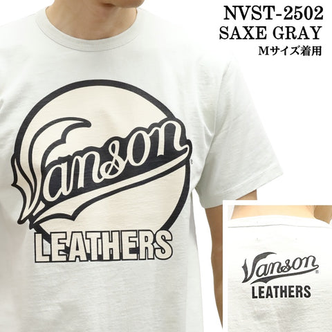 VANSON バンソン ヘヴィーオンス天竺 Made in USA 半袖Tシャツ nvst-2502