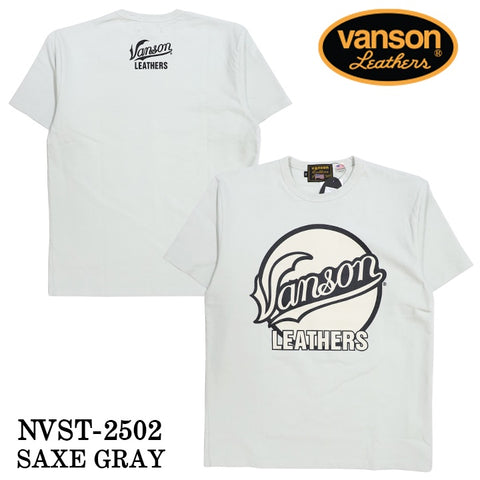VANSON バンソン ヘヴィーオンス天竺 Made in USA 半袖Tシャツ nvst-2502