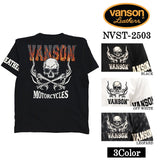 VANSON バンソン 天竺 半袖Tシャツ nvst-2503