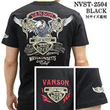 VANSON バンソン 天竺 半袖Tシャツ nvst-2504