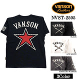 VANSON バンソン 天竺 半袖Tシャツ nvst-2505
