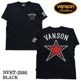 VANSON バンソン 天竺 半袖Tシャツ nvst-2505