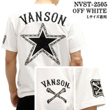 VANSON バンソン 天竺 半袖Tシャツ nvst-2505