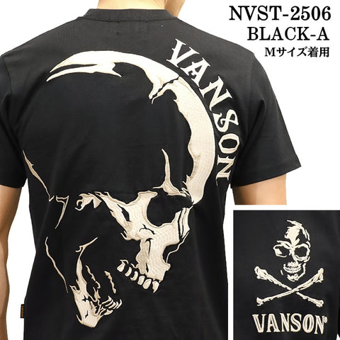 VANSON バンソン 天竺 半袖Tシャツ nvst-2506