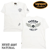 VANSON TEE バンソン 天竺 半袖Tシャツ nvst-2507