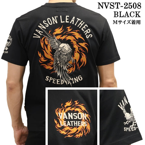 VANSON TEE バンソン 天竺 半袖Tシャツ nvst-2508