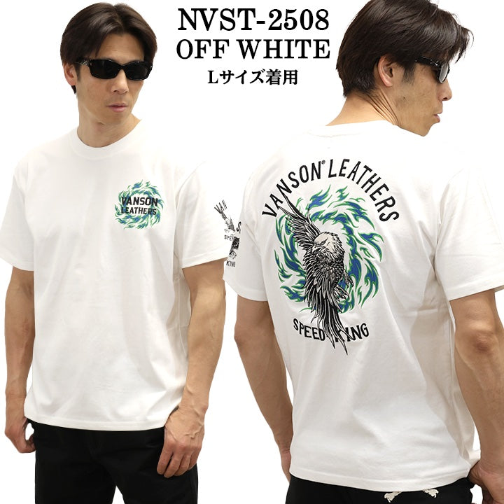 VANSON TEE バンソン 天竺 半袖Tシャツ nvst-2508