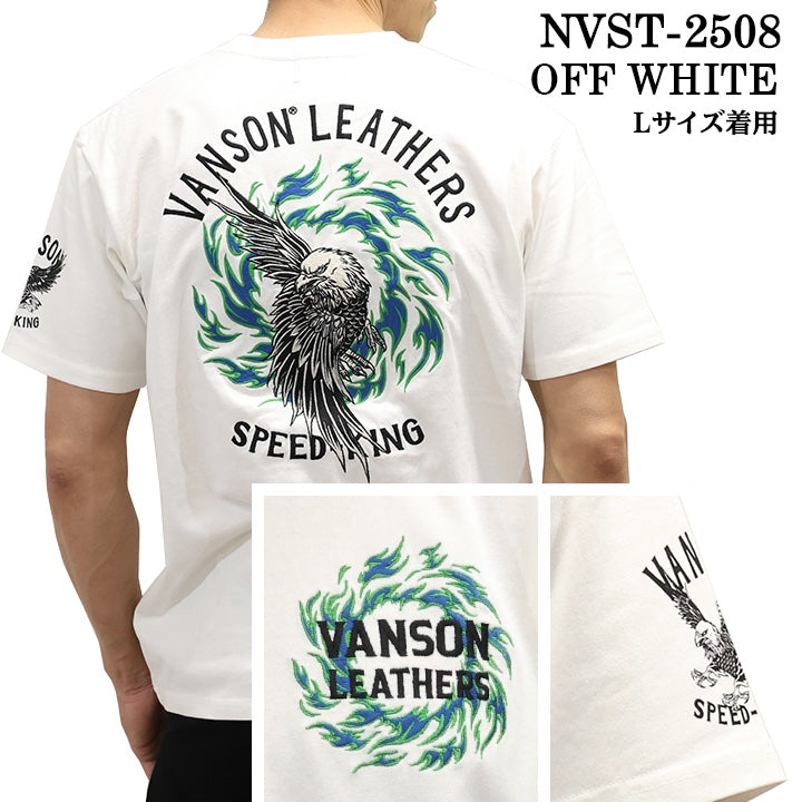VANSON TEE バンソン 天竺 半袖Tシャツ nvst-2508