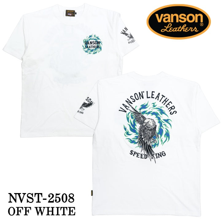VANSON TEE バンソン 天竺 半袖Tシャツ nvst-2508