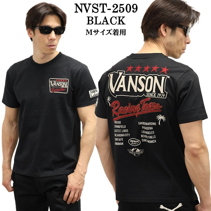 VANSON TEE バンソン 天竺 半袖Tシャツ nvst-2509