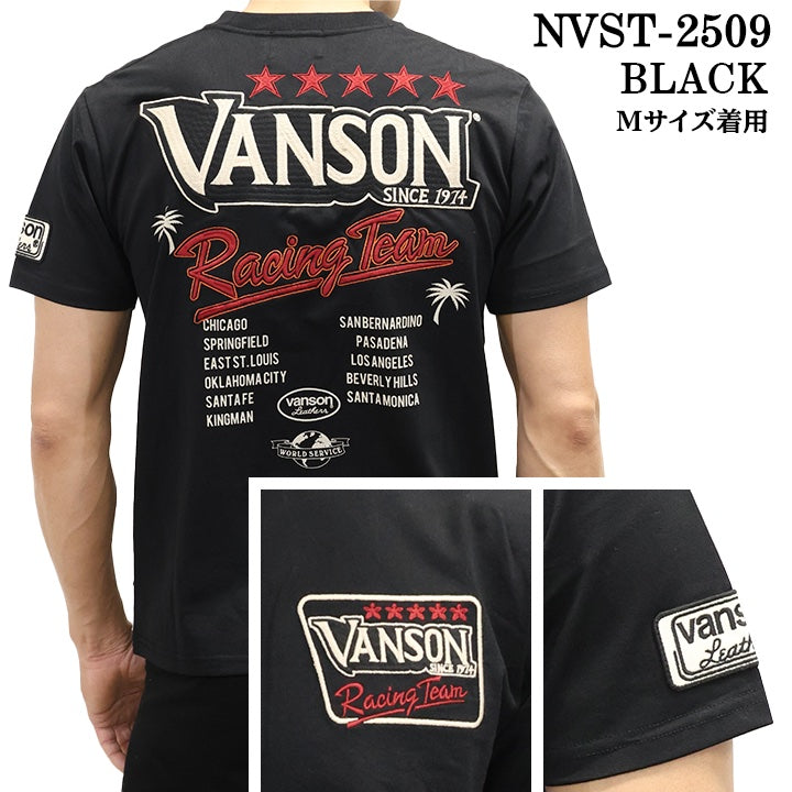 VANSON TEE バンソン 天竺 半袖Tシャツ nvst-2509