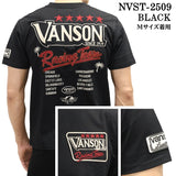 VANSON TEE バンソン 天竺 半袖Tシャツ nvst-2509