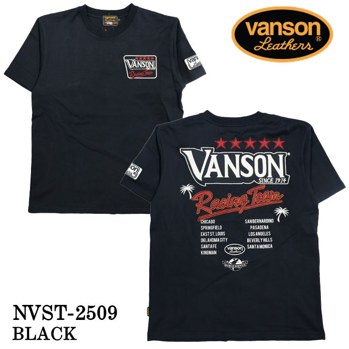 VANSON TEE バンソン 天竺 半袖Tシャツ nvst-2509