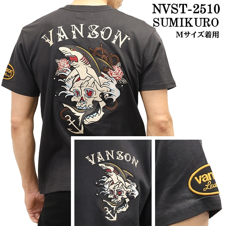 VANSON TEE バンソン 天竺 半袖Tシャツ nvst-2510
