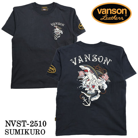 VANSON TEE バンソン 天竺 半袖Tシャツ nvst-2510