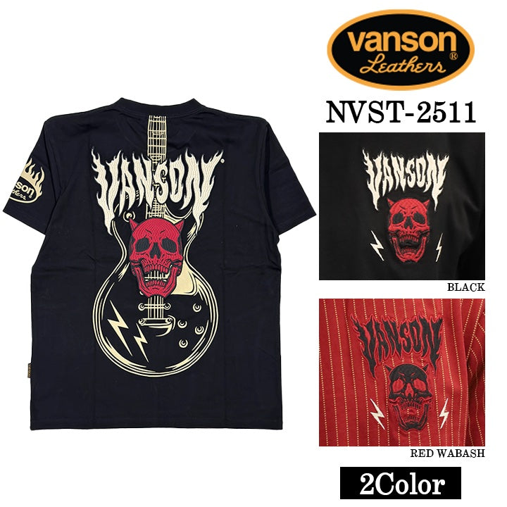 VANSON TEE バンソン 天竺 半袖Tシャツ nvst-2511