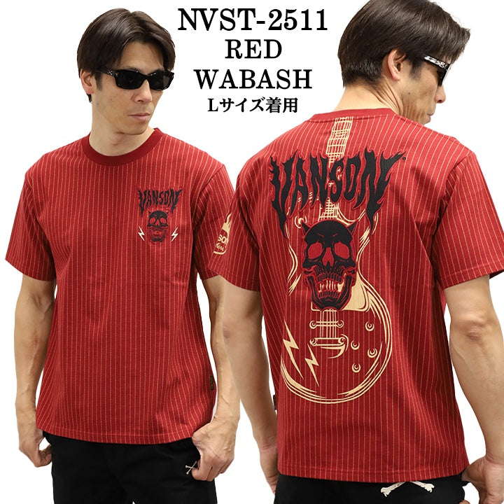 VANSON TEE バンソン 天竺 半袖Tシャツ nvst-2511