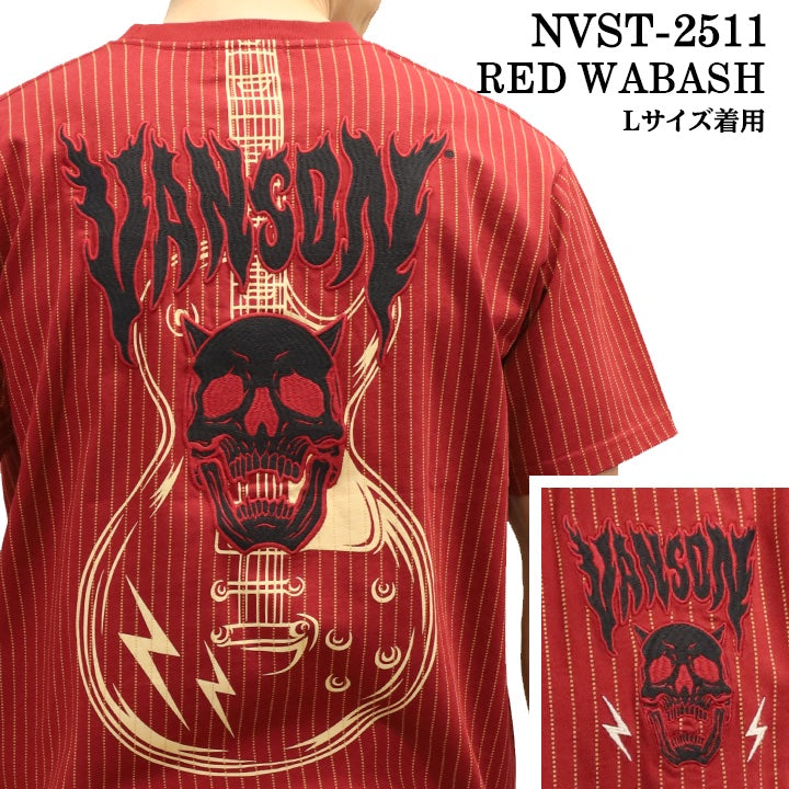 VANSON TEE バンソン 天竺 半袖Tシャツ nvst-2511