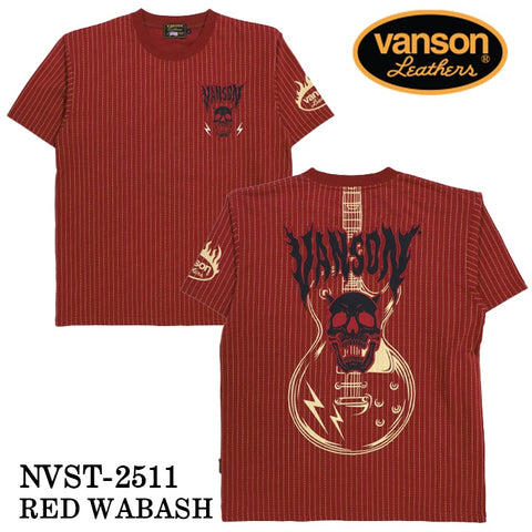 VANSON TEE バンソン 天竺 半袖Tシャツ nvst-2511