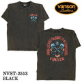 VANSON TEE バンソン 天竺 半袖Tシャツ フロスト加工 nvst-2513