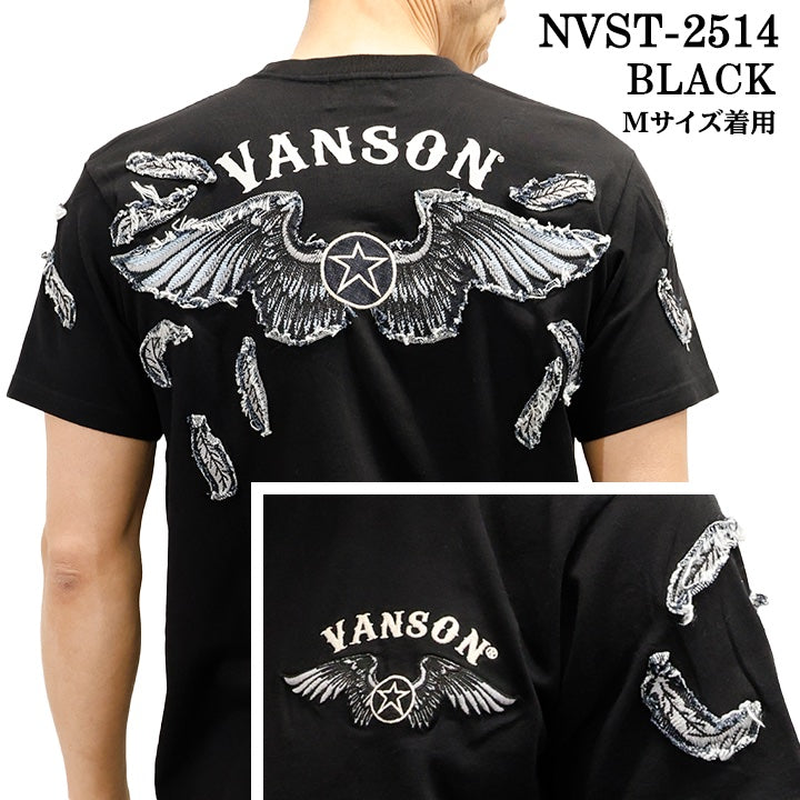 VANSON TEE バンソン 天竺 半袖Tシャツ nvst-2514