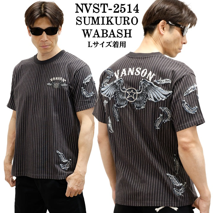 VANSON TEE バンソン 天竺 半袖Tシャツ nvst-2514