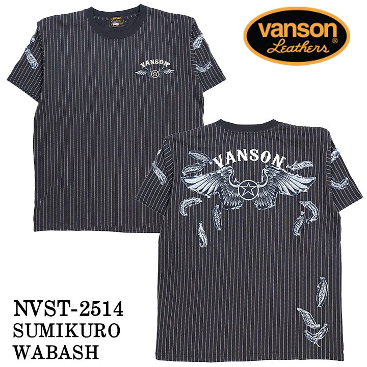 VANSON TEE バンソン 天竺 半袖Tシャツ nvst-2514