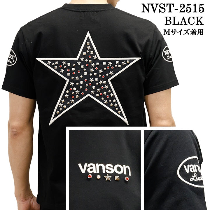 VANSON TEE バンソン 天竺 半袖Tシャツ nvst-2515