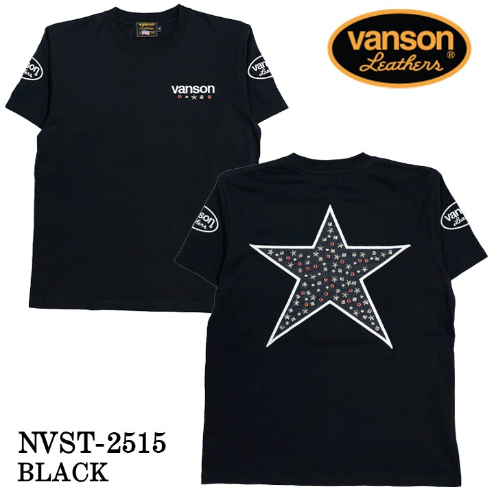 VANSON TEE バンソン 天竺 半袖Tシャツ nvst-2515