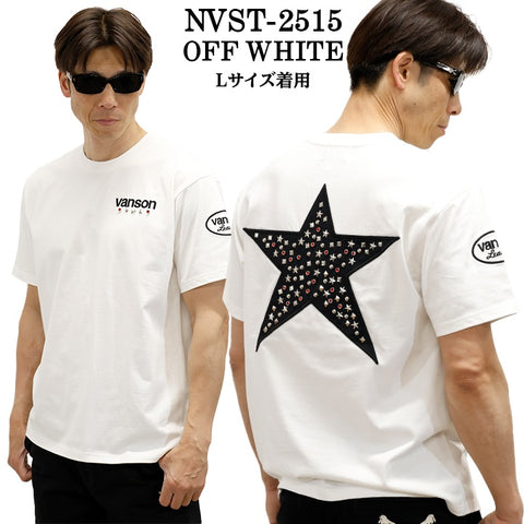 VANSON TEE バンソン 天竺 半袖Tシャツ nvst-2515