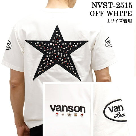 VANSON TEE バンソン 天竺 半袖Tシャツ nvst-2515
