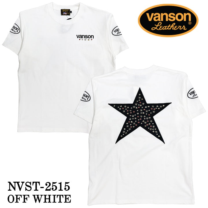 VANSON TEE バンソン 天竺 半袖Tシャツ nvst-2515