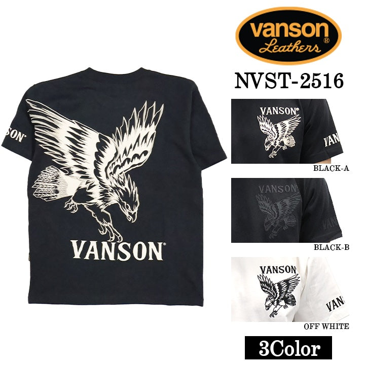 VANSON TEE バンソン 天竺 半袖Tシャツ nvst-2516