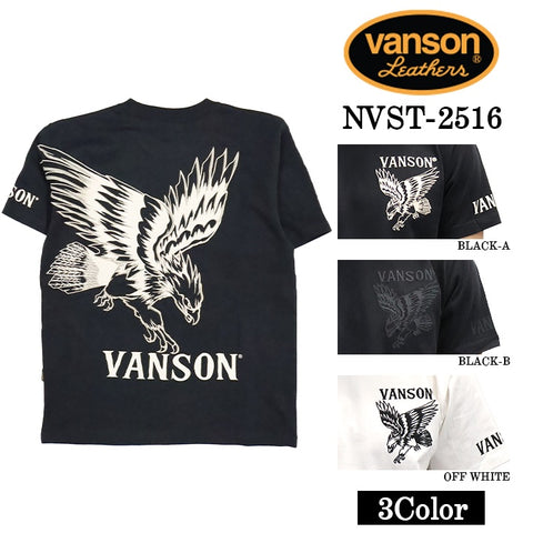 VANSON TEE バンソン 天竺 半袖Tシャツ nvst-2516