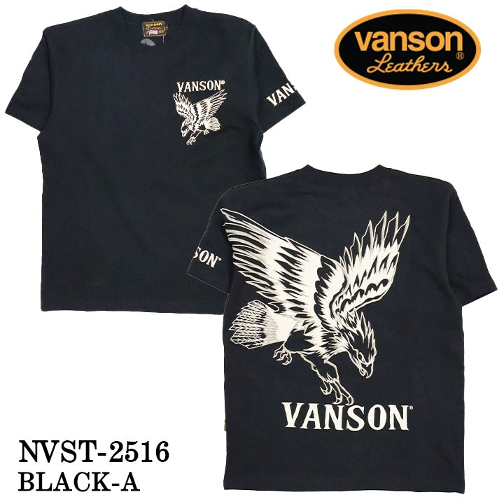 VANSON TEE バンソン 天竺 半袖Tシャツ nvst-2516