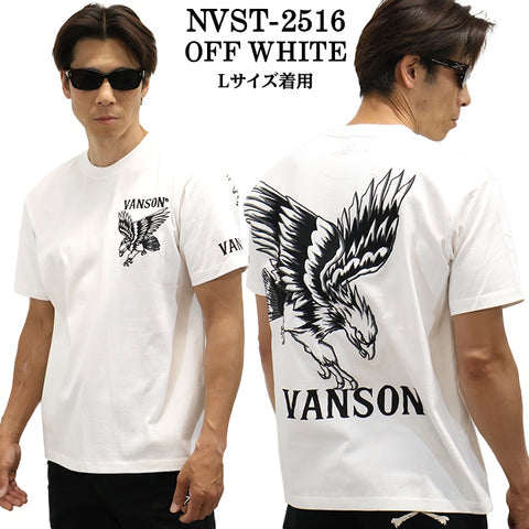 VANSON TEE バンソン 天竺 半袖Tシャツ nvst-2516
