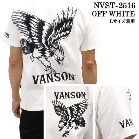 VANSON TEE バンソン 天竺 半袖Tシャツ nvst-2516
