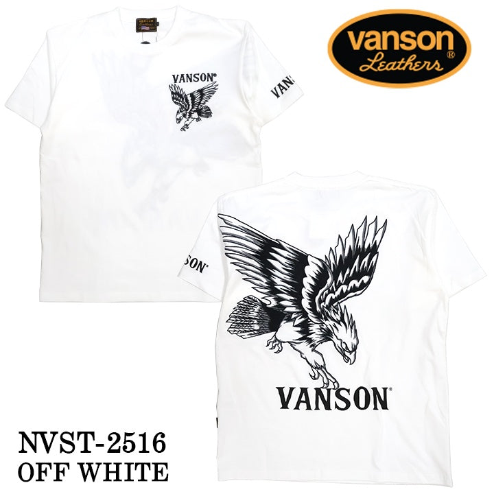 VANSON TEE バンソン 天竺 半袖Tシャツ nvst-2516