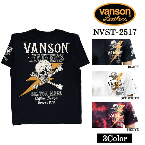 VANSON TEE バンソン 天竺 半袖Tシャツ nvst-2517
