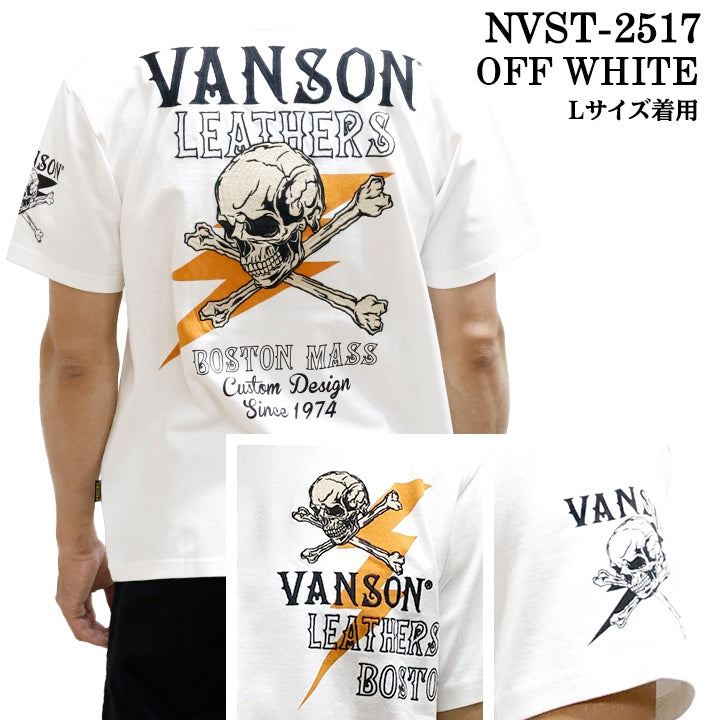 VANSON TEE バンソン 天竺 半袖Tシャツ nvst-2517