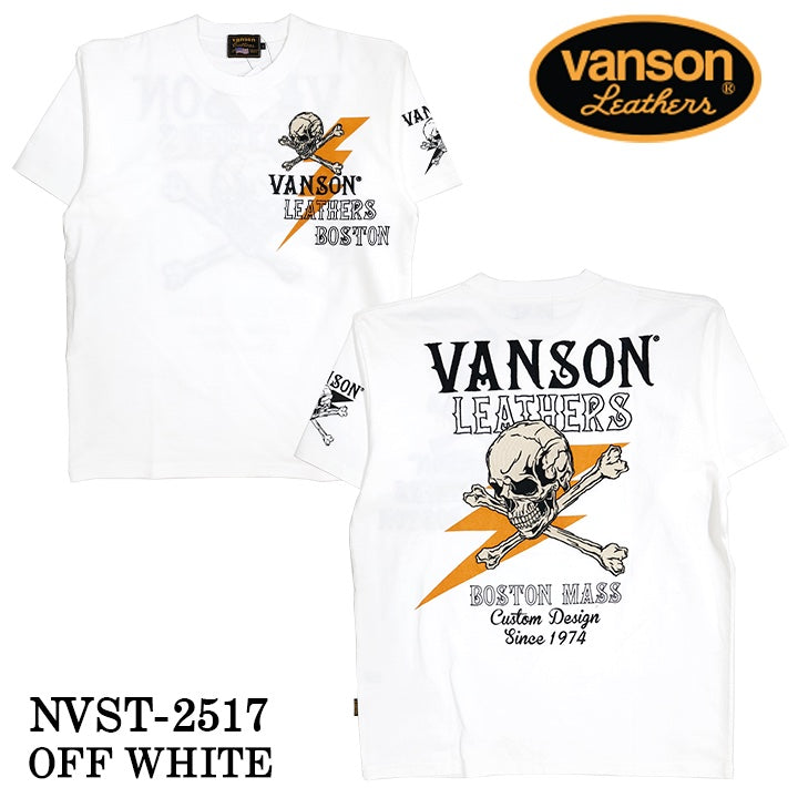 VANSON TEE バンソン 天竺 半袖Tシャツ nvst-2517