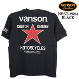VANSON TEE THERMAL S/S HENLEY NECK T-SHIRT バンソン サーマル 半袖 ヘンリーネック Tシャツ nvst-2604