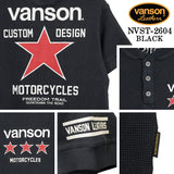 VANSON TEE THERMAL S/S HENLEY NECK T-SHIRT バンソン サーマル 半袖 ヘンリーネック Tシャツ nvst-2604