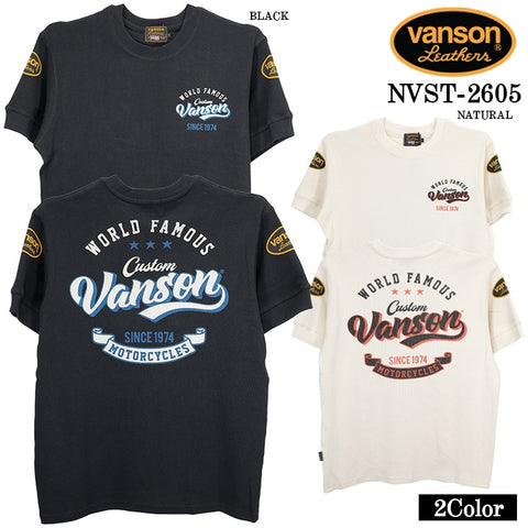 VANSON TEE THERMAL S/S T-SHIRT バンソン サーマル 半袖 Tシャツ nvst-2605