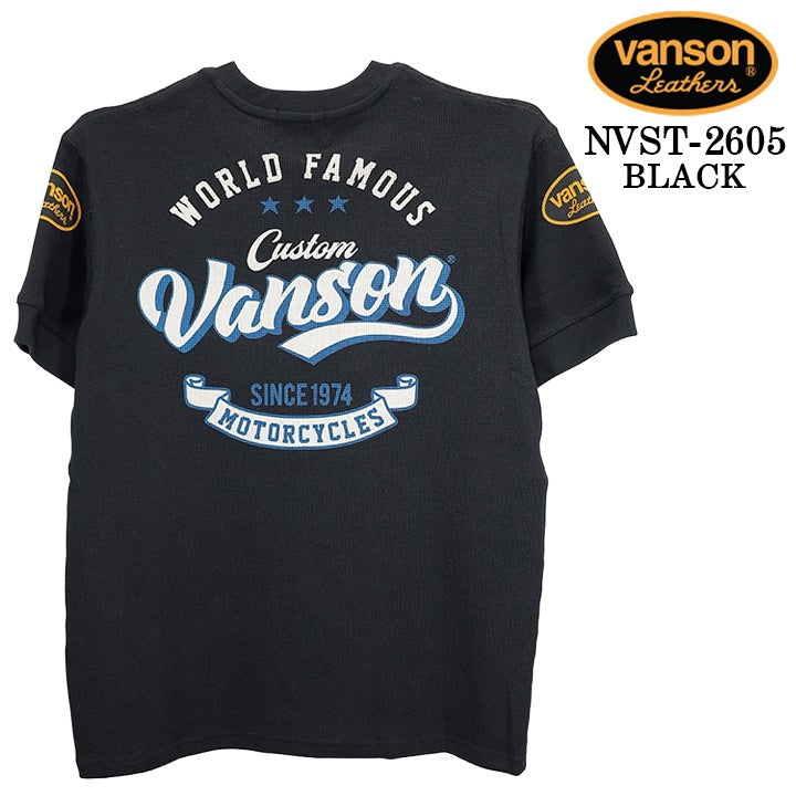 VANSON TEE THERMAL S/S T-SHIRT バンソン サーマル 半袖 Tシャツ nvst-2605