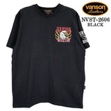 VANSON TEE S/S T-SHIRT バンソン 天竺 半袖 Tシャツ nvst-2606