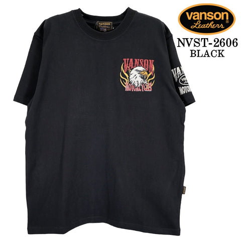 VANSON TEE S/S T-SHIRT バンソン 天竺 半袖 Tシャツ nvst-2606