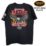VANSON TEE S/S T-SHIRT バンソン 天竺 半袖 Tシャツ nvst-2606